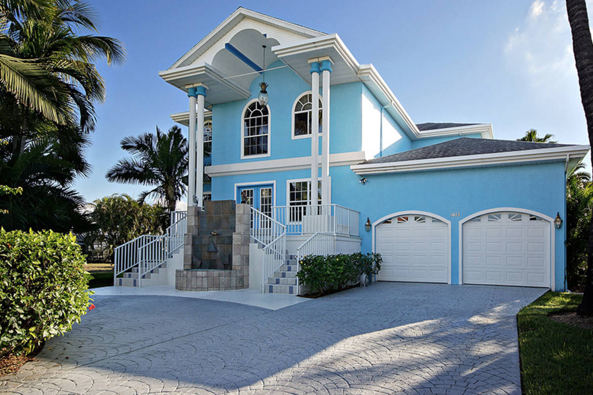 Ferienvilla Blue Dolphin in Cape Coral Florida, Frontansicht