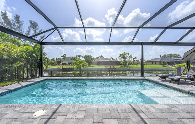 Villa Cape Coral 13325 Moderner Naubau Mit Grossem Pooldeck Und Loungemoebeln Fahrraeder Bis Zu 6 Gaeste 62337