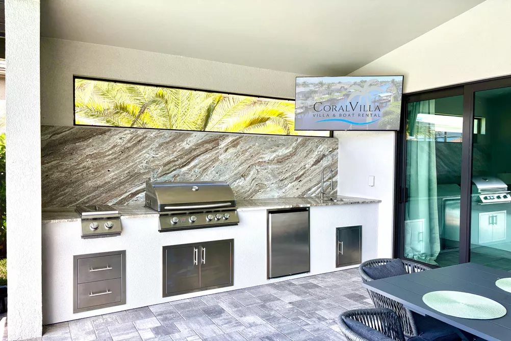 Villa Cape Coral 13398 Neubau 2023 Grosses Pooldeck Mit Jacuzzi Tikihut Bis Zu 8 Gaeste Bootsoption 61398